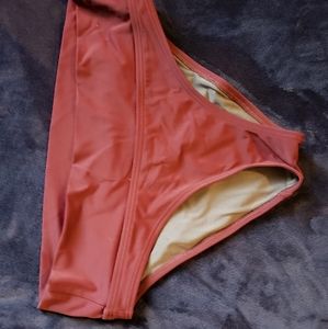 Burgundy Victoria Secrert Swim Bottoms